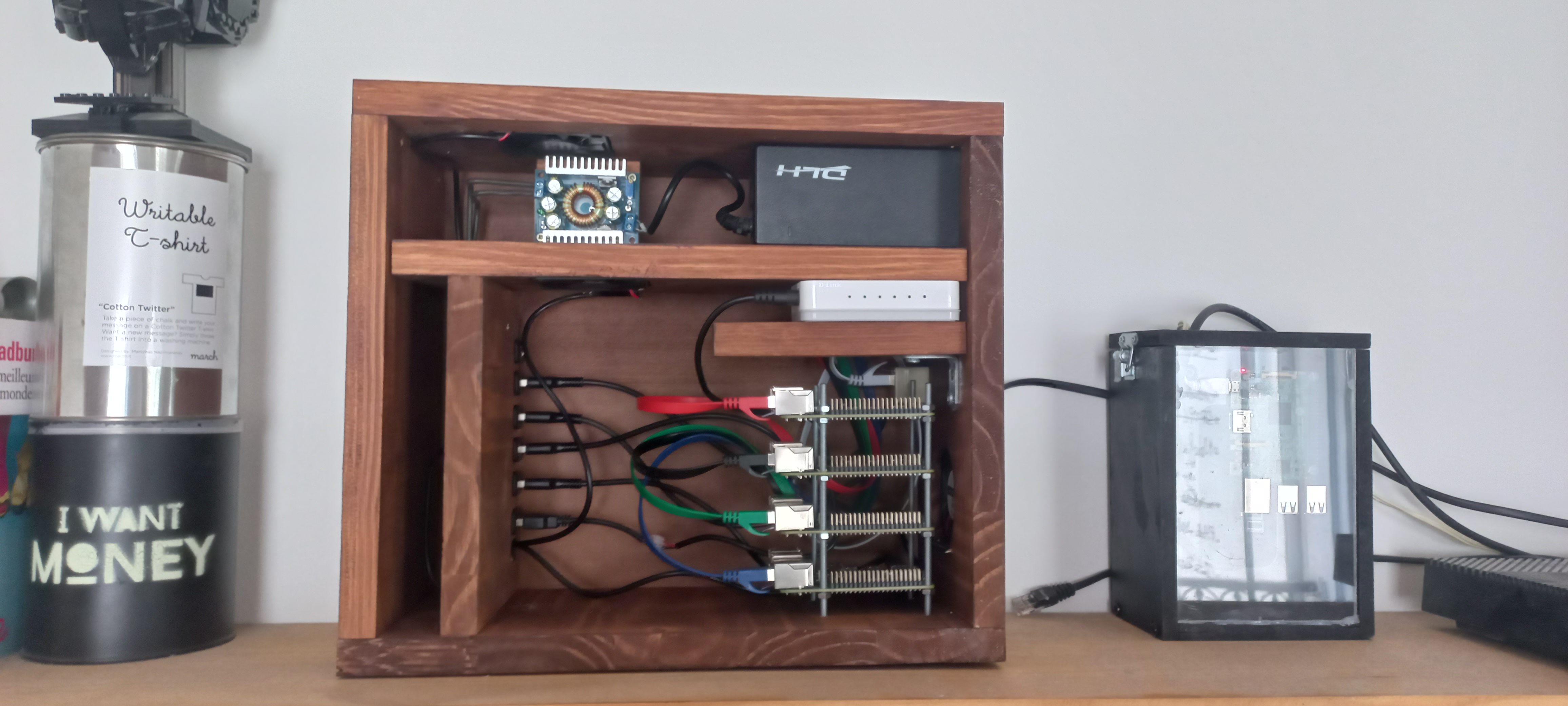 Cluster câblé avant le premier démarrage