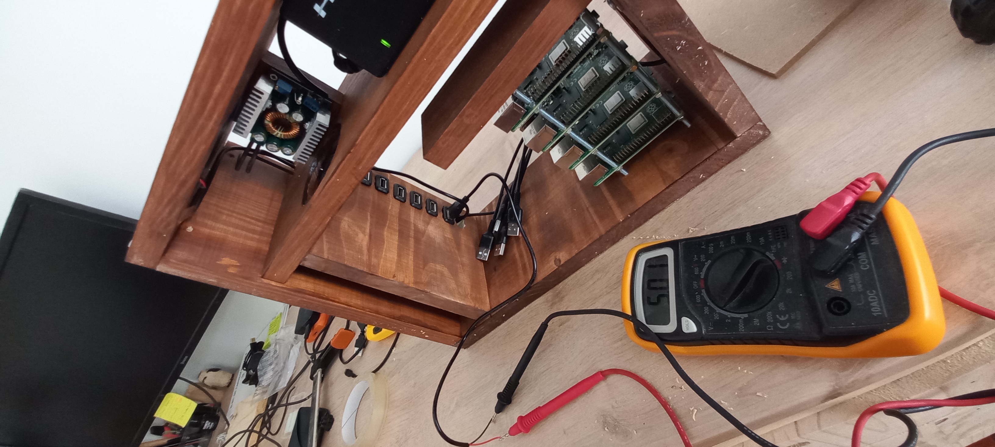 Test de tension en sortie